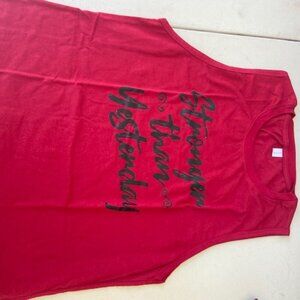 Women's Workout Shirt - cotton blend